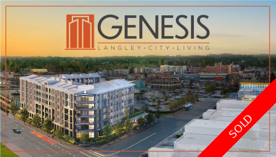 Langley City Condo for sale: Genesis 1 bedroom 588 sq.ft. (Listed 2022-01-26)